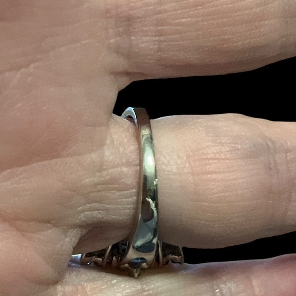 925 Silver Aquamarine Ring - Picture 5 of 7